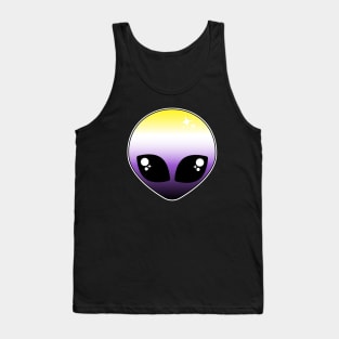 Non-Binary Kawaii Alien Tank Top